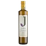 Jordan Olivenöl 0,75L Griechisches Natives Olivenöl Extra von der Insel Lesbos - Traditionelle Handernte - Kaltextraktion am Tag der Ernte - International vielfach ausgezeichnet, 750 ml Flasche