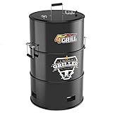 4Grill Barrel BBQ Black
