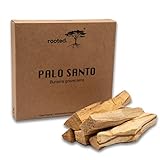 rooted.® | Das Original | PALO Santo | 50g Indianisches Räucherholz aus Peru | Heiliges Holz | 100% kontrollierte und nachhaltige Ernte | Meditation und Reinigungsrituale